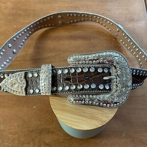 BLAZIN Roxx NWOT Genuine Leather Belt Size Medium
